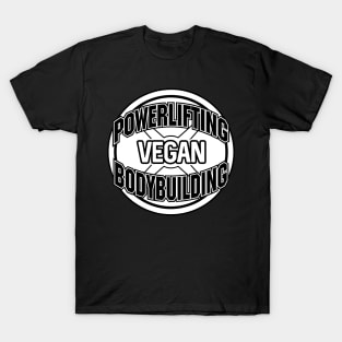 Vegan Power Lifting Bodybuilding T-Shirt